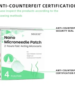 Negusy™ SMGT-GLP-1 Nano Microneedle Patch