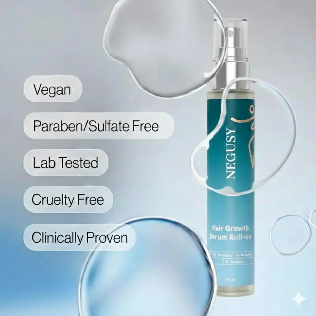 NEGUSY Hair Growth Serum Roll-On: The Scalp-Supporting Solution for Thicker, Fuller Hair