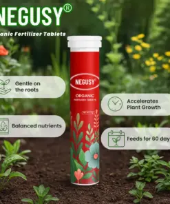 NEGUSY® Organic Fertilizer Tablets- Slow Release Plant Food for 60 Days