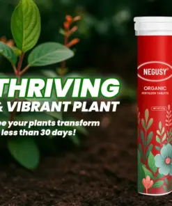 NEGUSY® Organic Fertilizer Tablets- Slow Release Plant Food for 60 Days