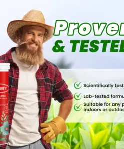 NEGUSY® Organic Fertilizer Tablets- Slow Release Plant Food for 60 Days