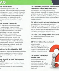 NEGUSY™ MoringaBerberine NAD 10-in-1 Nano Microneedle Patch Daily, Visible Results in 7 Days For Weight, Skin, Diabetes Joint Health